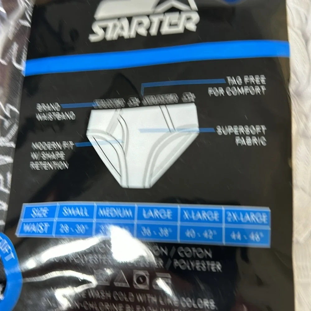 NWT 4-pack Starter Cotton Essential Briefs 2XL